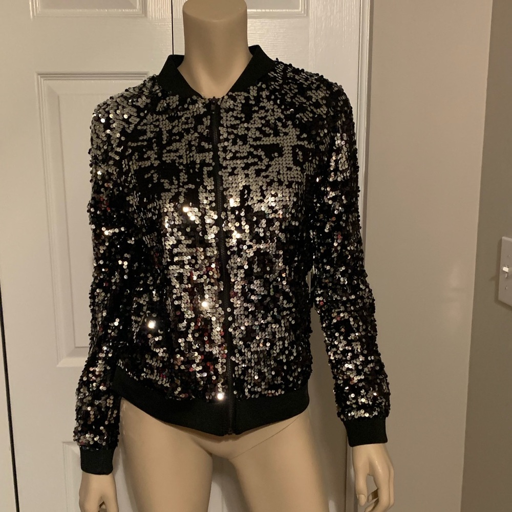 Sequin bomber